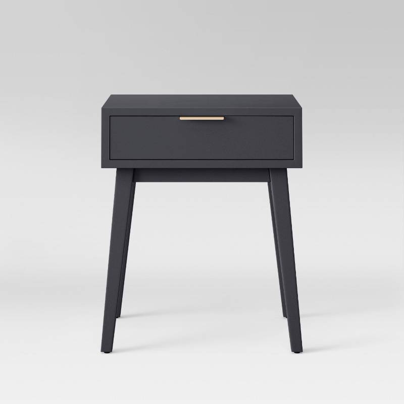 lot 7804 image: Hafley One Drawer Table, Gray - Project 62