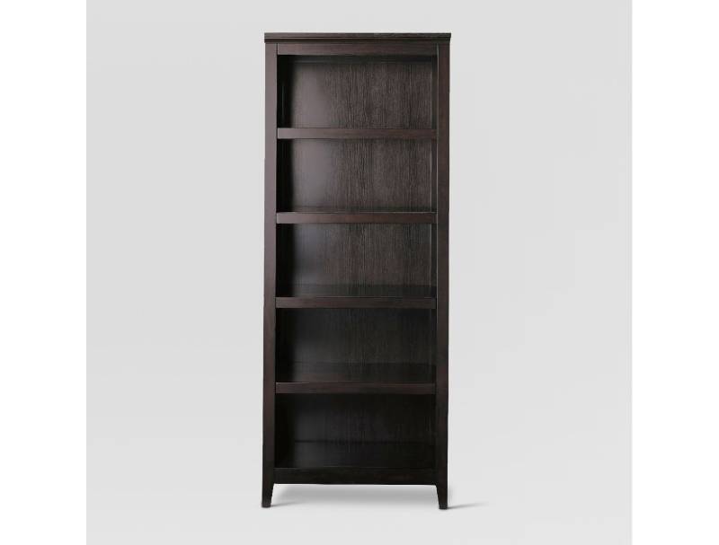 lot 7872 image: 72 Carson 5 Shelf Bookcase, Espresso - Threshold