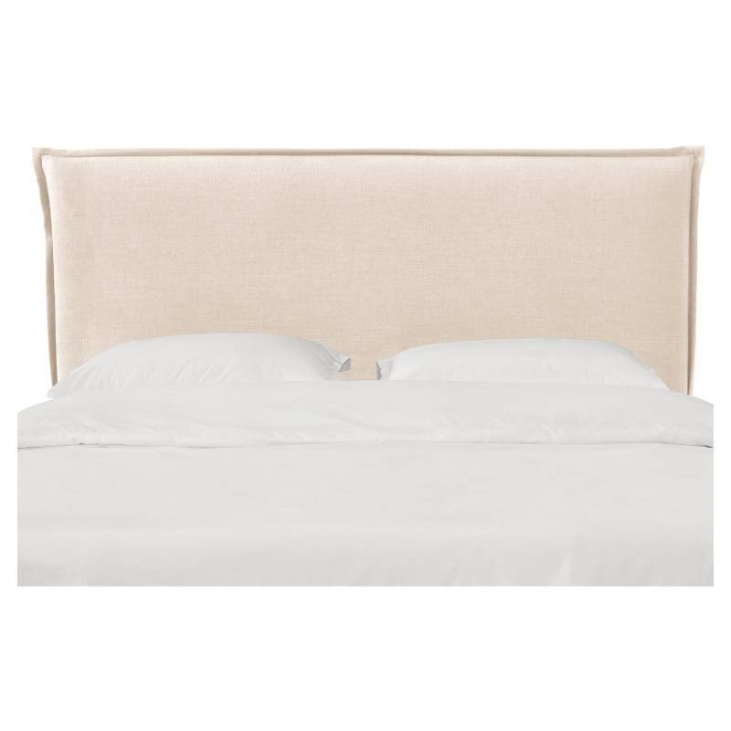 lot 7883 image: French Seam Headboard, King - Nate Berkus