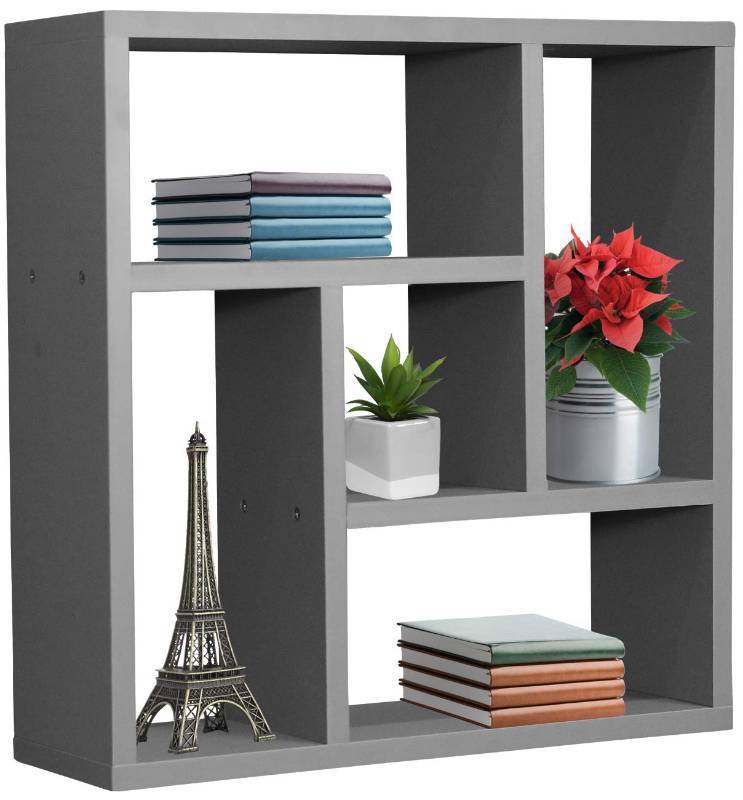 lot 7900 image: Sorbus Floating Shelf Geometric Square