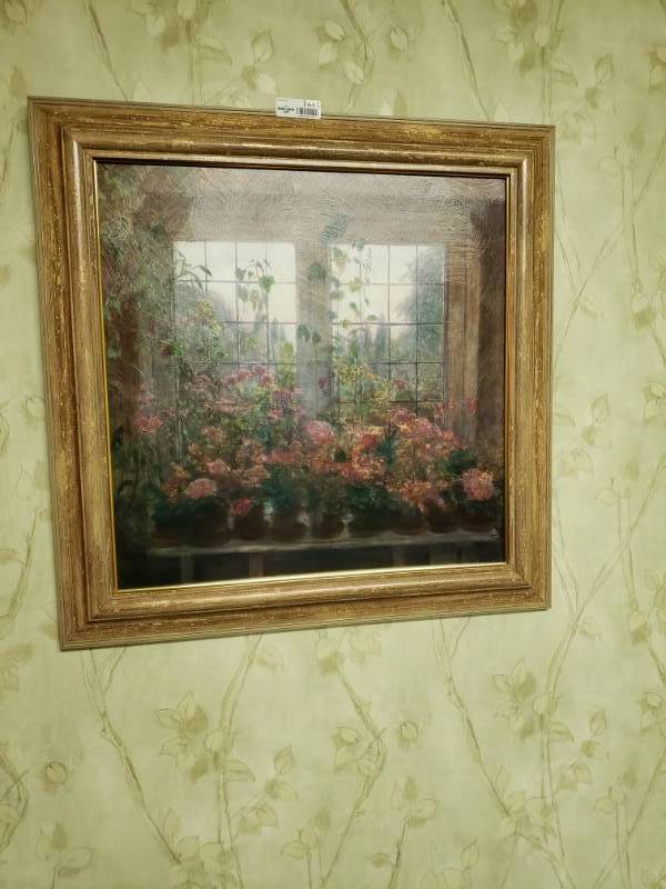 lot 7441 image: Framed wall art.
