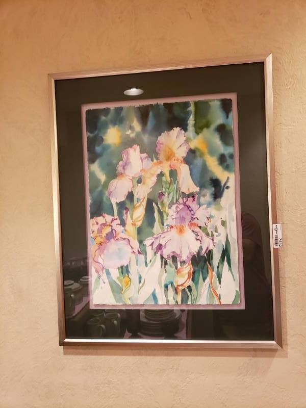 lot 7452 image: Framed wall art.