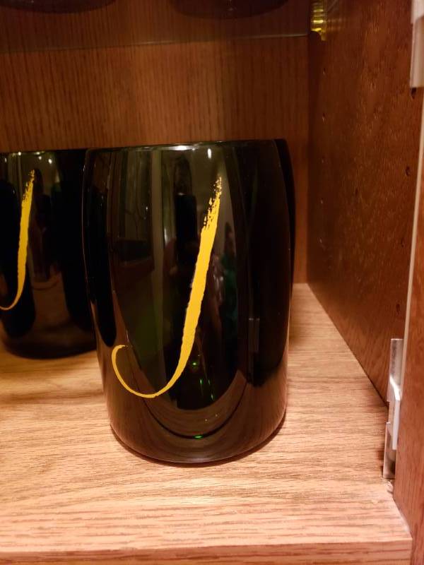 lot 7457 image: 5 matching drinking glasses.