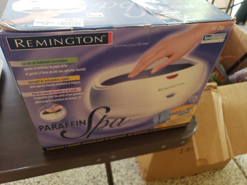 lot 7539 image: Remington paraffin spa