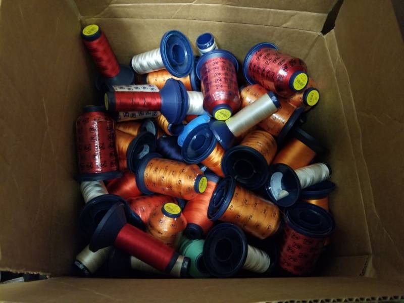lot 2327 image: Box Of Various Embroidery Thread