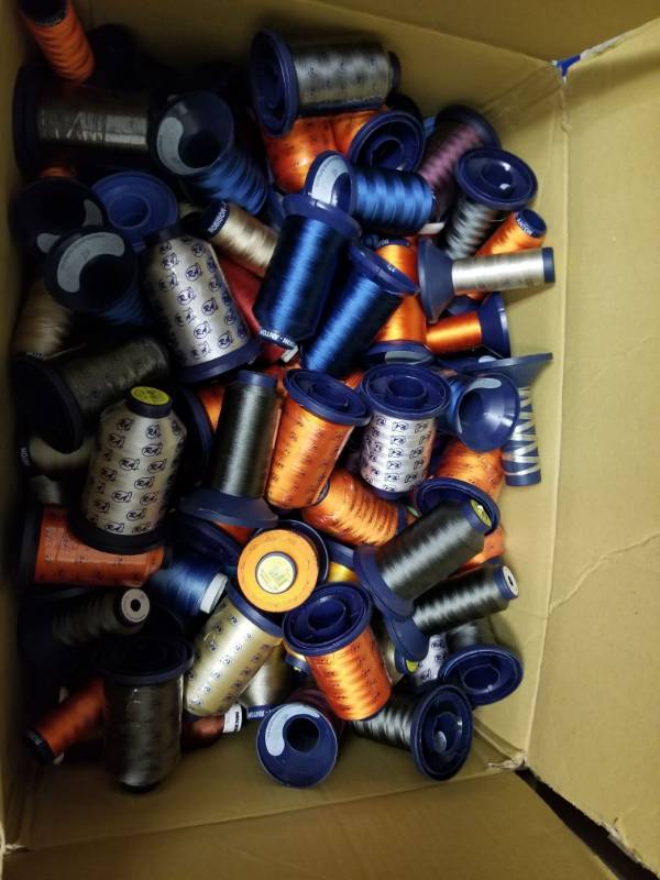 lot 2328 image: Box Of Various Embroidery Thread