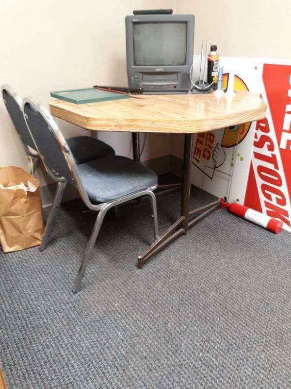 lot 2383 image: Table With Four Chairs