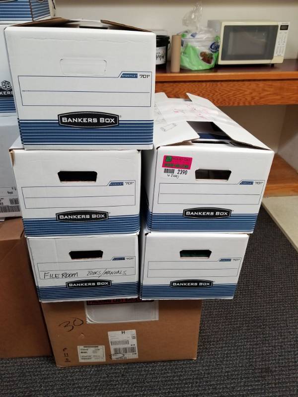 lot 2390 image: 6 Boxes Of Various SizesColors Of Shirts