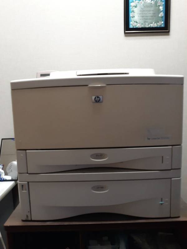 lot 2396 image: Hp Laserjet 5100TN Model C4111A 17 Inch Paper Maximum - Black & White Copies