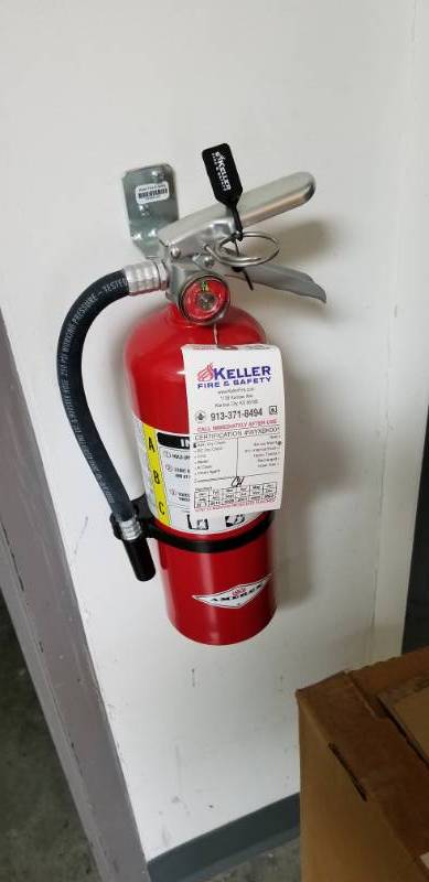 lot 2287 image: (3) Fire Extinguishers