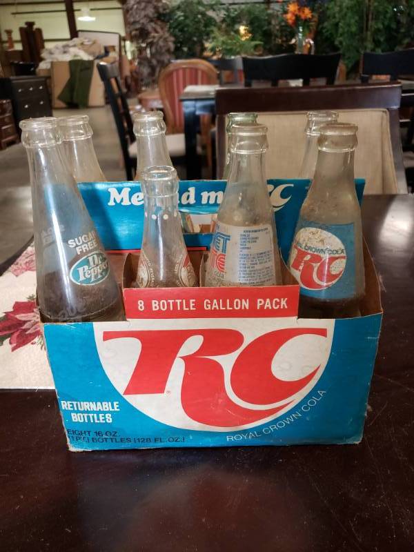 lot 7667 image: Multiple Collectible Soda Pop Glass Bottles