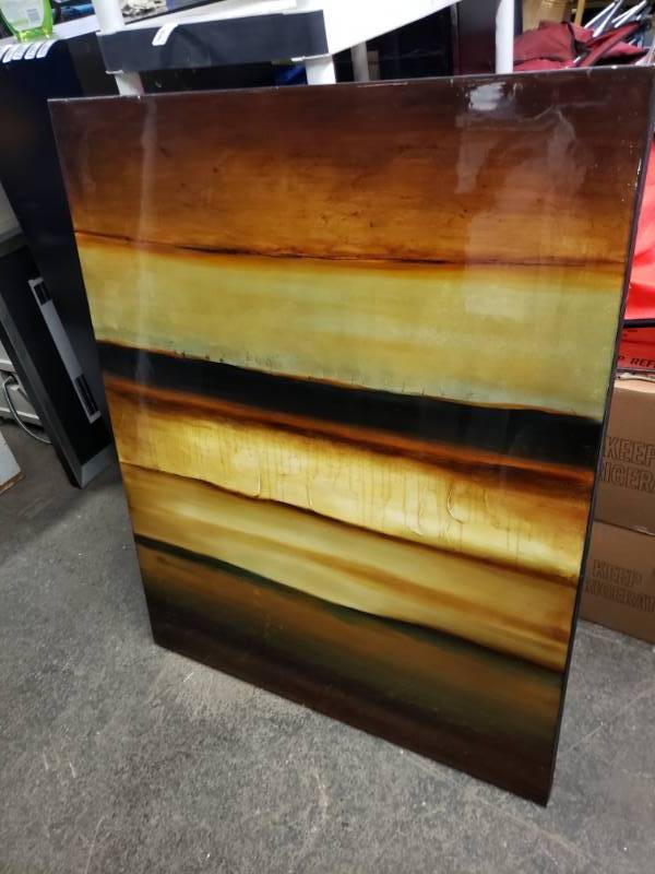 lot 1707 image: New Modern Wall Art. Measurements in Photos