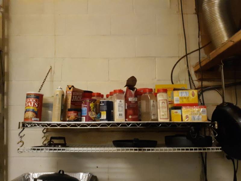 lot 9676 image: (3) Hanging Shelves