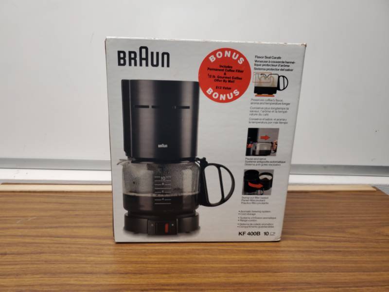 lot 2959 image: NIB- Braun Coffee Maker