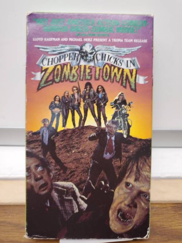 lot 2955 image: Hard To Find- VHS Tape With Case-   Chopper Chicks In Zombietown