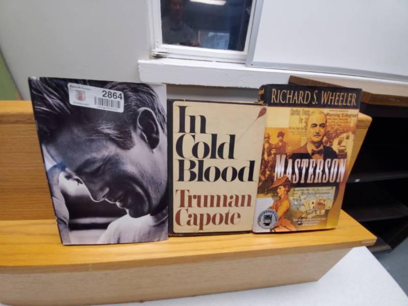 lot 2864 image: Book Lot- James Dean-Bat Masterson- In Cold Blood (1st Edition)