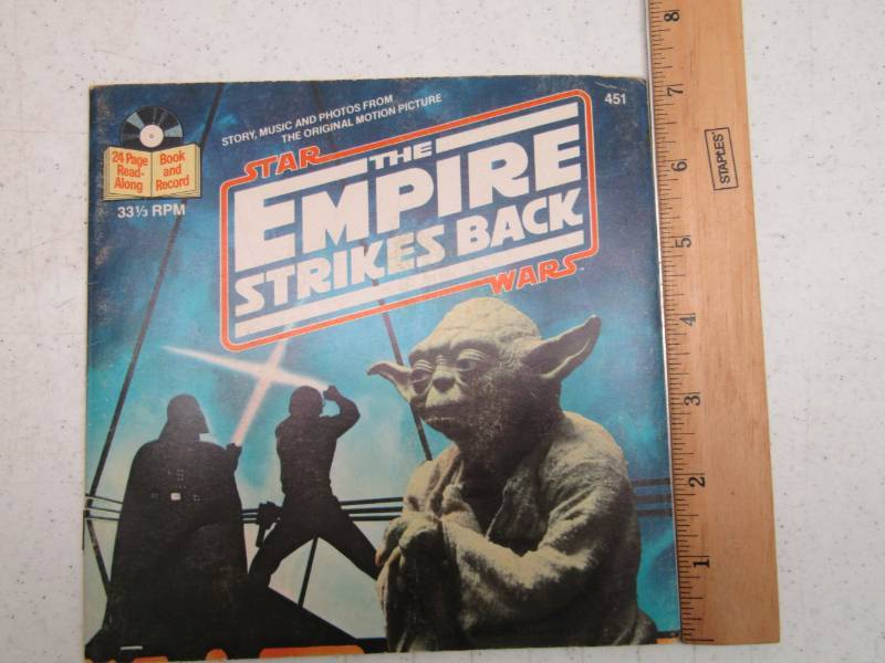 lot 2989 image: 45 LP  Record Book Sets- Including Star Wars and Disney