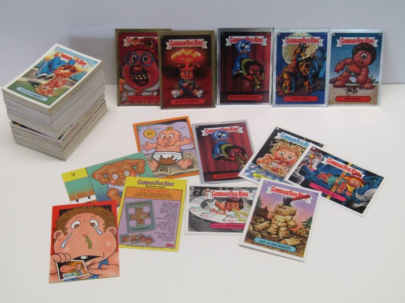 lot 3100 image: Awesome Lot of Garbage Pail Kids  Stickers Trading Cards