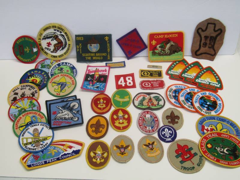 lot 3102 image: Boy Scout Patch and Award Lot  43 Total