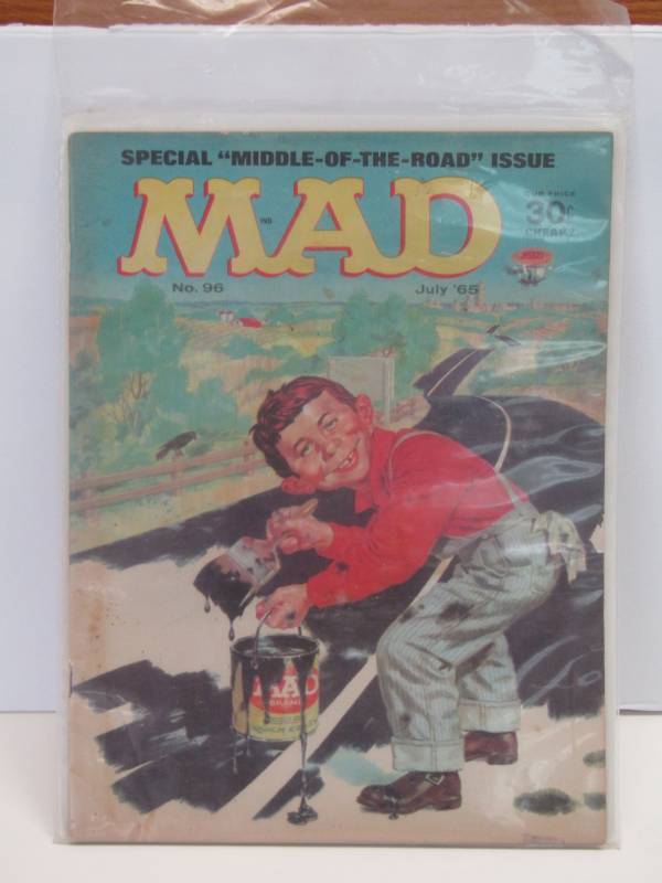 lot 3103 image: MAD Magazine- Bagged and Boarded-   1965 Issue   Alfred E Newman