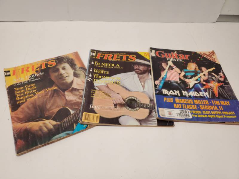 lot 2561 image: Guitar Magazines- Iron Maiden