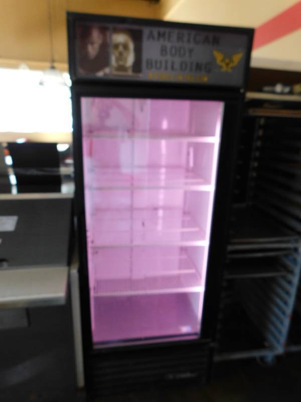 lot 3214 image: True 1 Door Glass Display Cooler