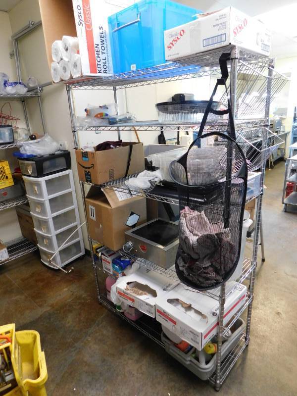 lot 3240 image: 4 Foot Metro Shelf