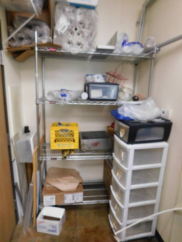 lot 3241 image: 4 Foot Metro Shelf