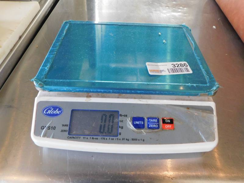 lot 3286 image: Globe Digital Battery Powered Scale