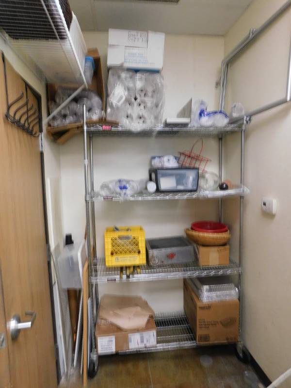 lot 3311 image: Contents of Metro Shelf and Wall Shelf