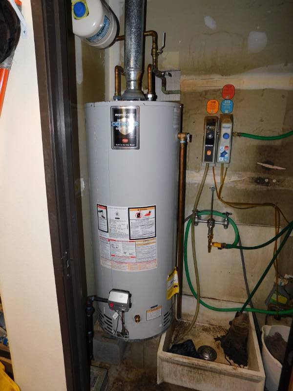 lot 3312 image: Bradford White 50 Gallon Hot Water Heater