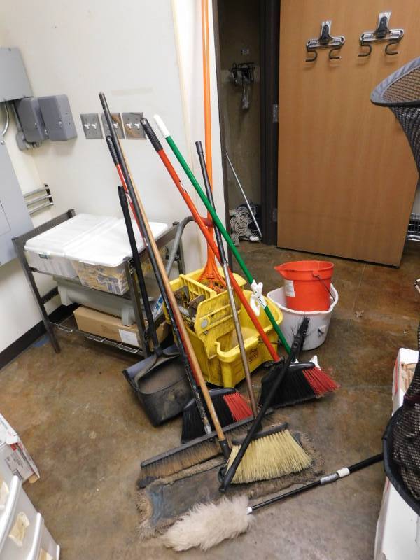 lot 3316 image: Large Lot of Cleaning Supplies