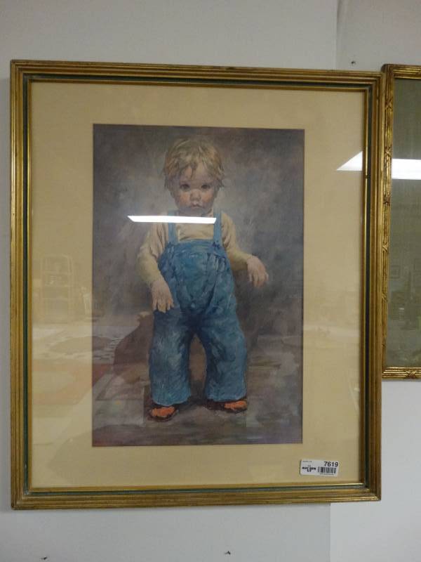 lot 7619 image: Framed print