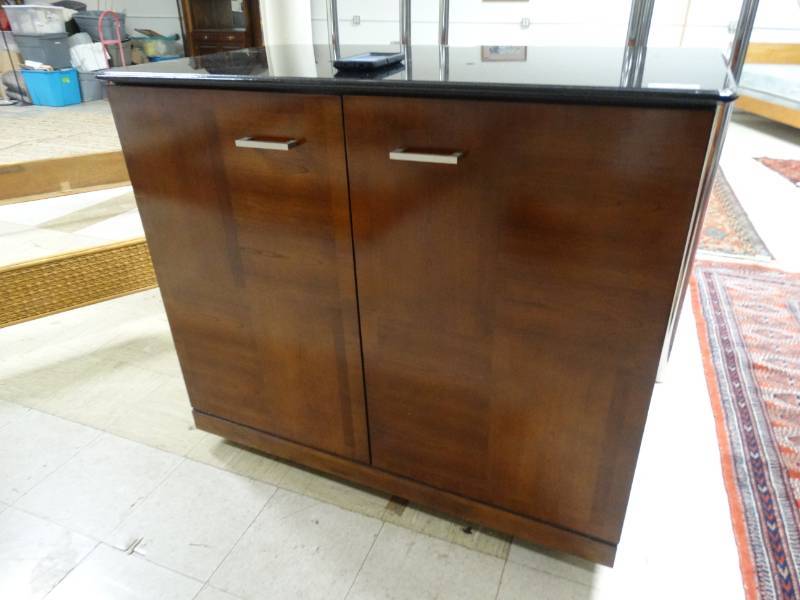 lot 7651 image: Awesome granite top media center