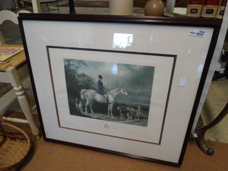 lot 7693 image: Framed print