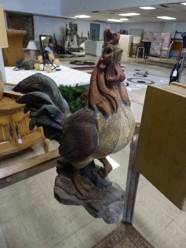 lot 7701 image: Rooster statue