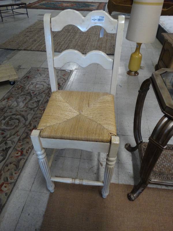 lot 7706 image: Wooden chair
