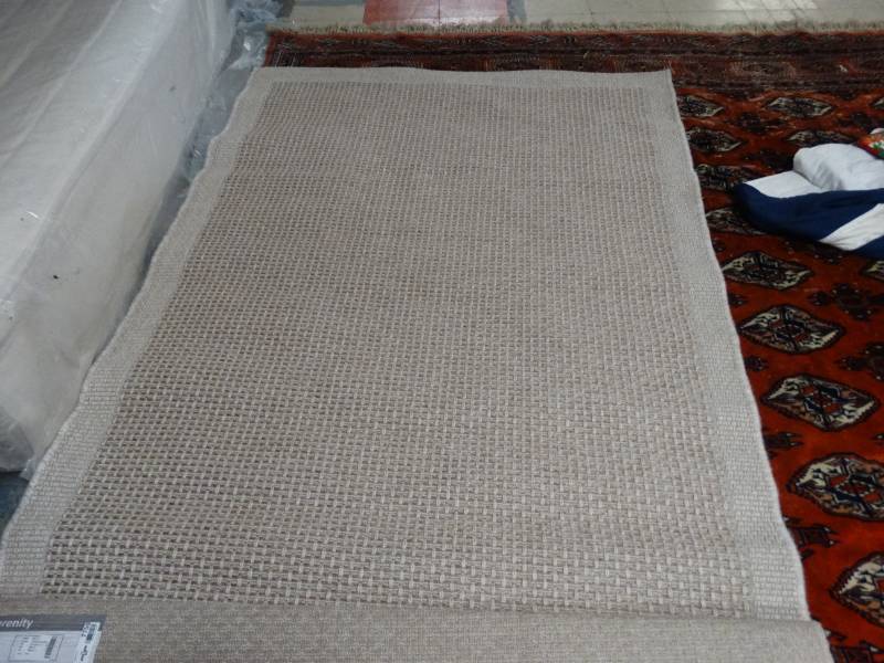 lot 7759 image: New Beige Area Rug 5x73