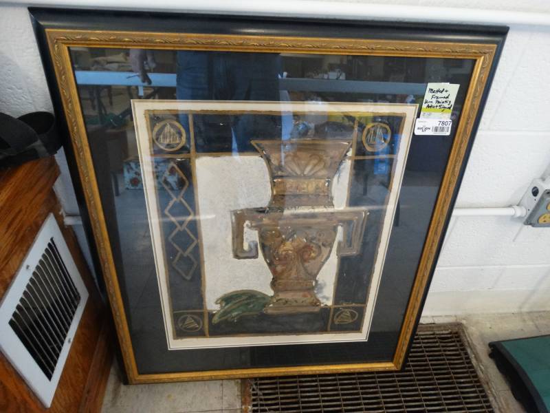 lot 7807 image: Framed signed Painting