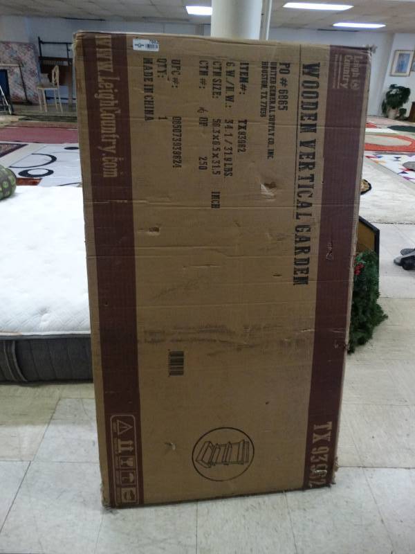 lot 7882 image: New In Box Wooden Vertical Garden