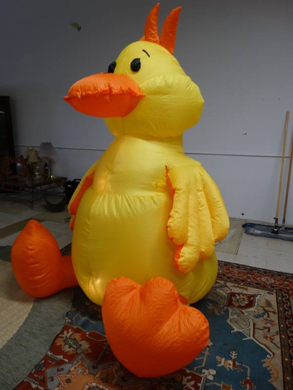 lot 7885 image: HUGE inflatable Duck Awesome