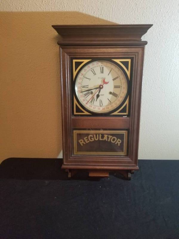 lot 16011 image: Regulator LeGant 8 Day Clock w Pendulum