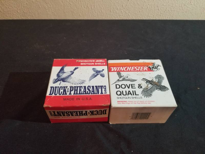 lot 16057 image: Winchester Western 12 Guage DuckPheasant Load  Dove & Quail Shotgun Shells