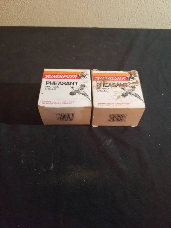 lot 16062 image: Winchester Pheasant Shotgun Shells 2 Boxes