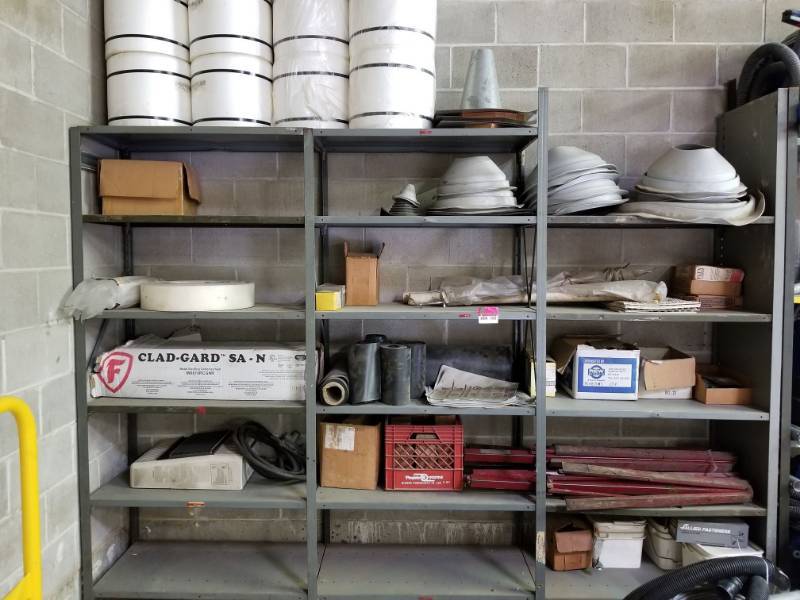 lot 5468 image: Concrete Molds, Roofing Tie Off System, Various Other Items