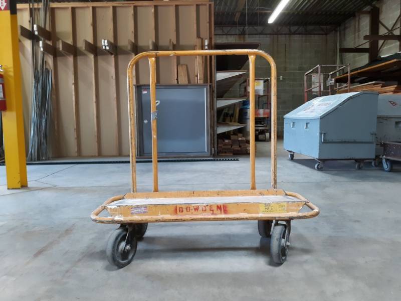 lot 5487 image: Rolling Dry Wall Cart