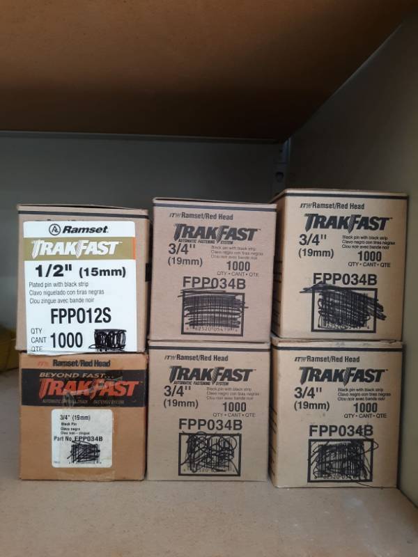 lot 9766 image: (12) Boxes Of Pins With Black Strip