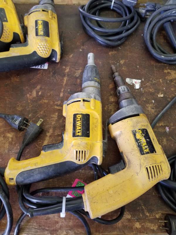 lot 9782 image: Dewalt Drywall Screwdriver And Dewalt Versa Clutch Drill