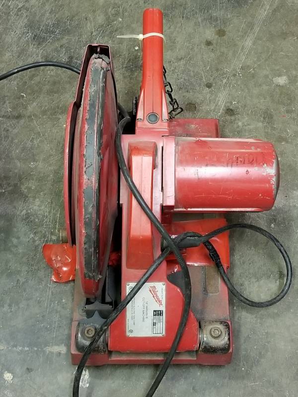 lot 9815 image: Milwaukee 14in Metal Cut Off Saw