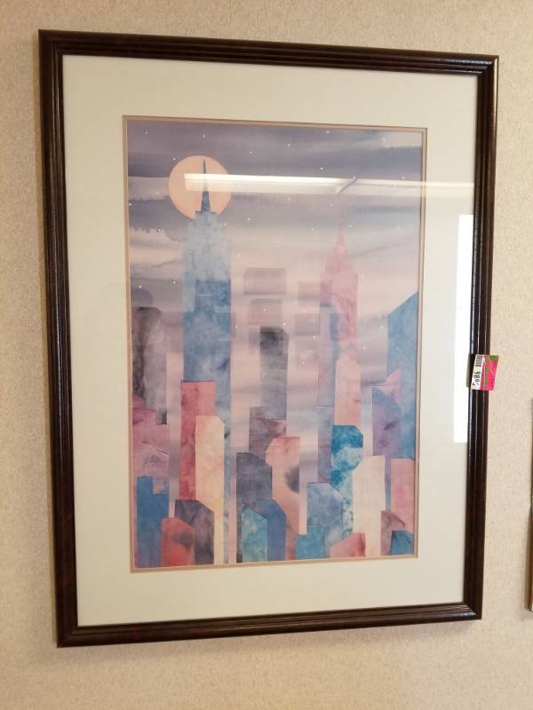 lot 9896 image: Picture And Clock